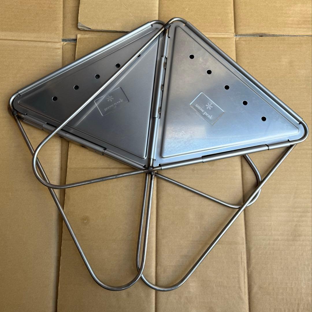  peak 焚き火台 Lスターターセット 火ばさみ付き SET-112S