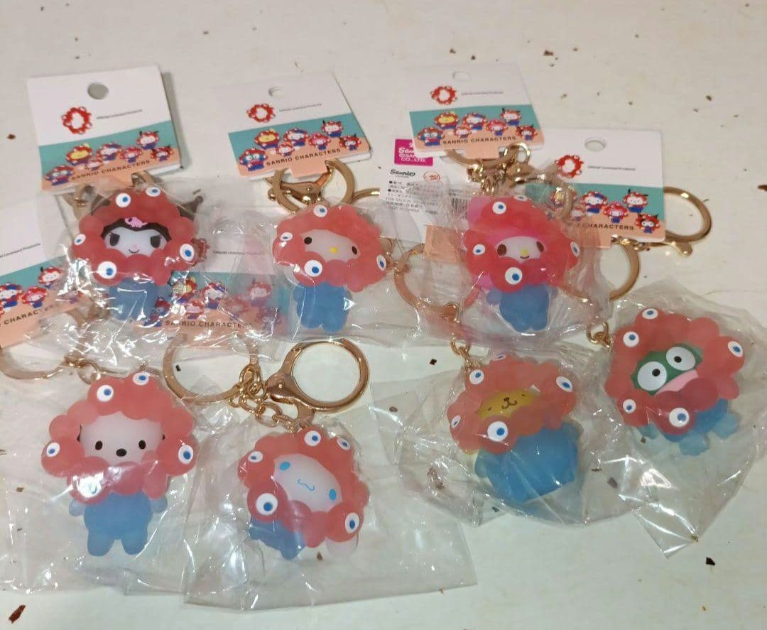 コンプリート 全種 サンリオ ミャクミャク クリア キーホルダー 万博