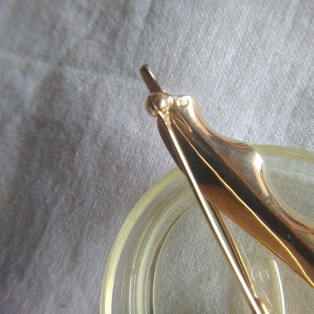 お*ん様 K18のブローチです。