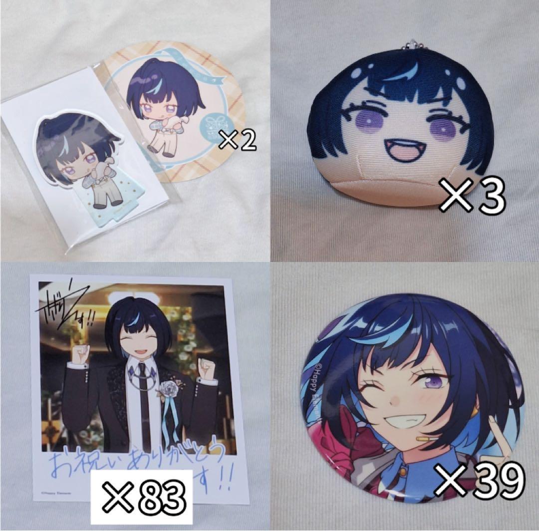 あんスタ 冴霧笑主 おまんじゅう cafe 缶バッジ バースデーカード