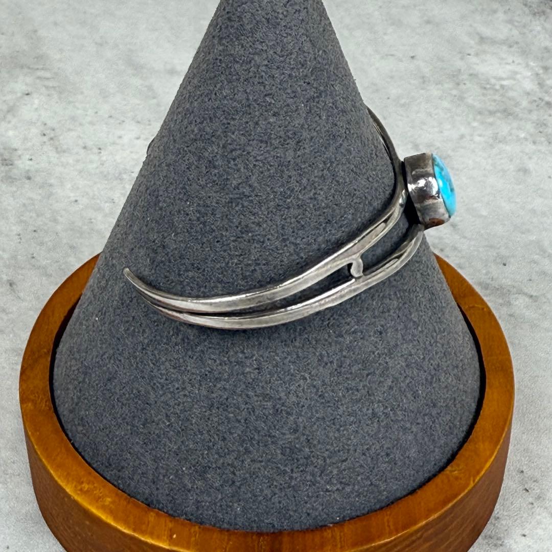 Indian Jewelry F.C.刻印 ターコイズシルバーバングル　ナバホ