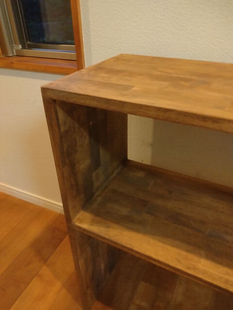 木製　ハンドメイド　オーダー　コの字　シェルフ　棚　ラック　水槽台　テレビ台