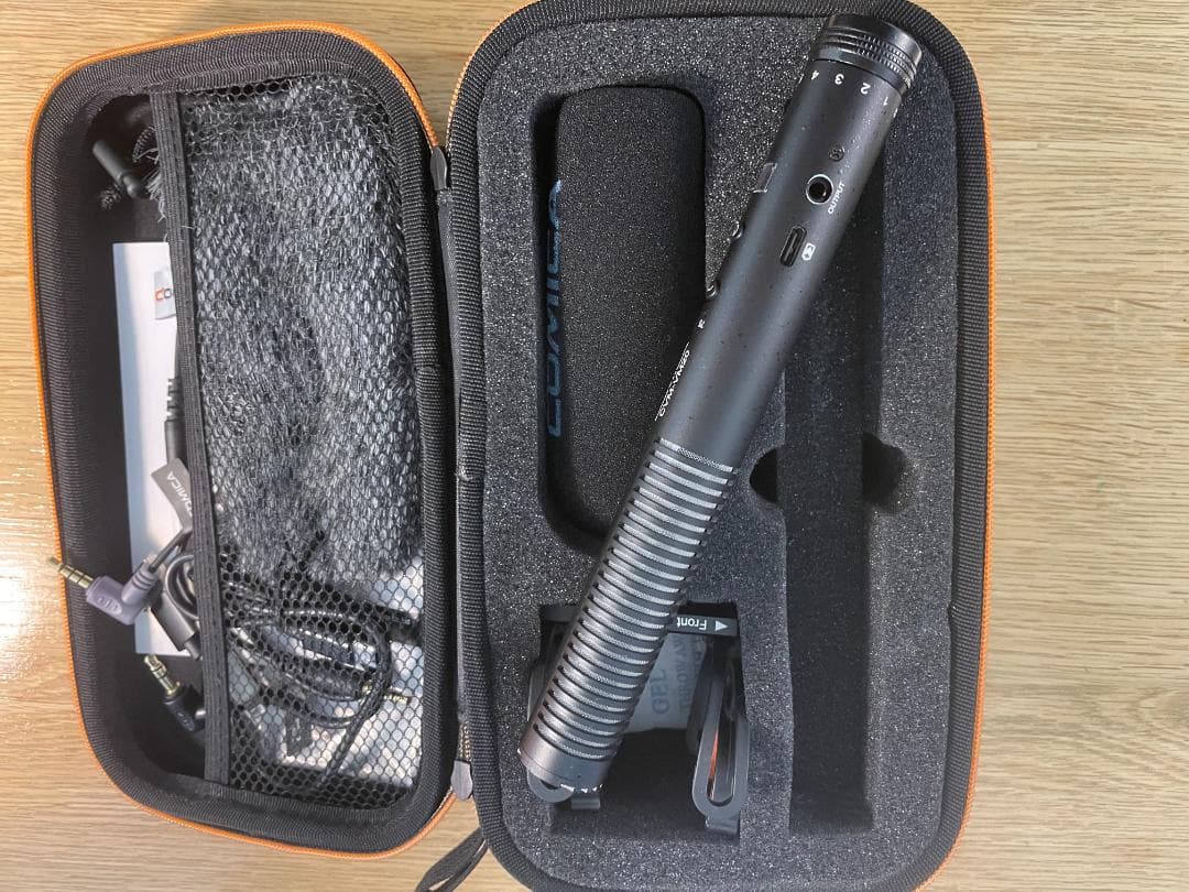 【未使用に近い】COMICA VM20 ショットガンマイク／おまけ付き／動作良好