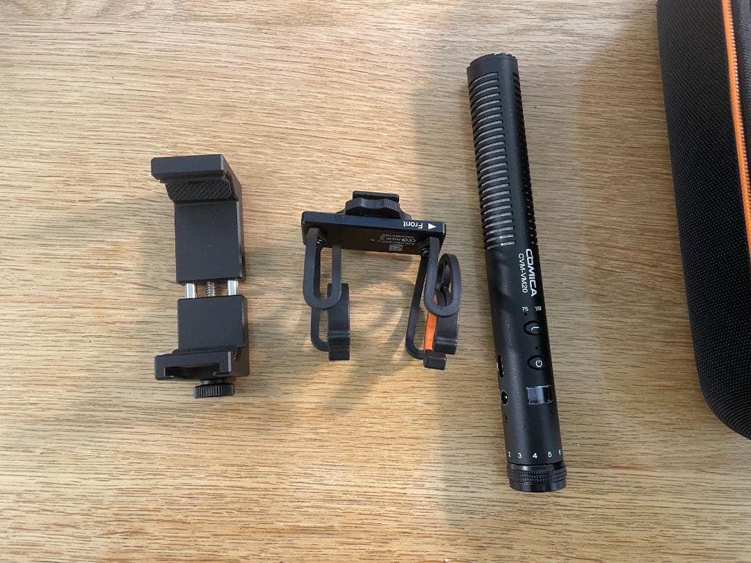 【未使用に近い】COMICA VM20 ショットガンマイク／おまけ付き／動作良好