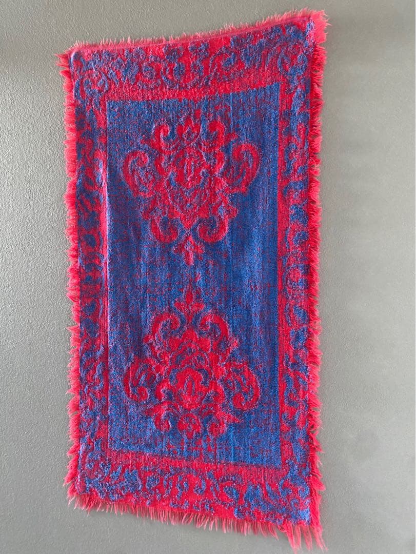 ビンテージ 70s ペイズリー インテリア ハンカチ タオル タペストリー 希少