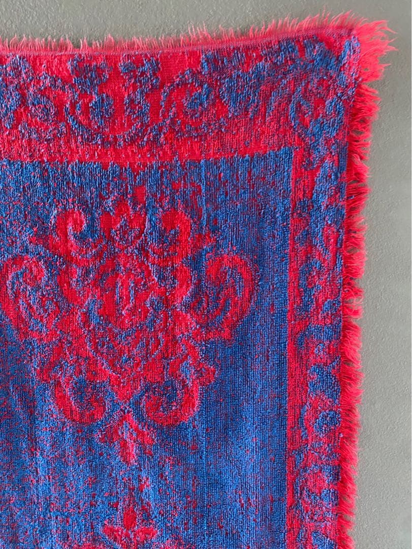 ビンテージ 70s ペイズリー インテリア ハンカチ タオル タペストリー 希少