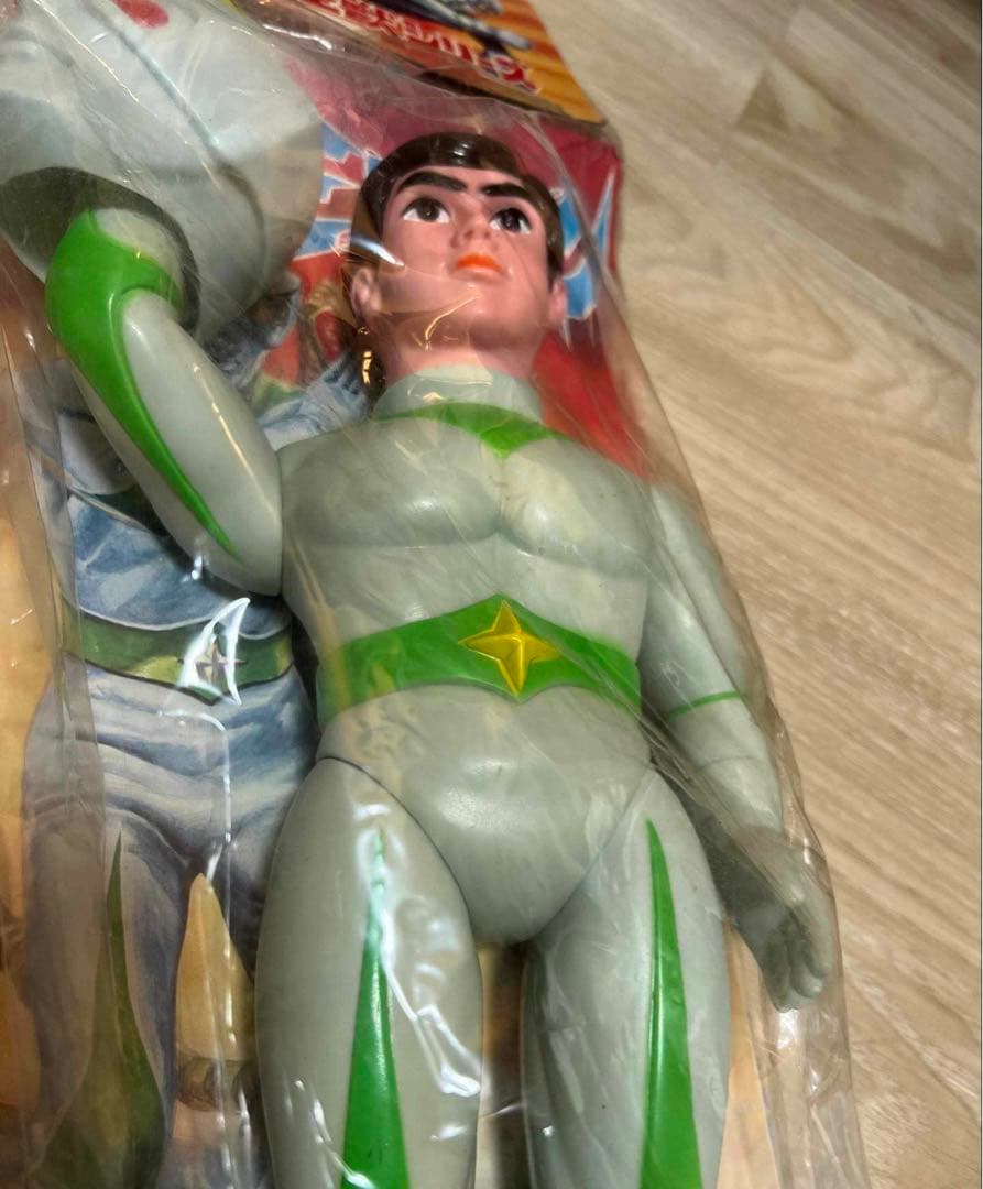 ブルマァク ☆ミラーマン・面取れソフビ☆身長約　36cm