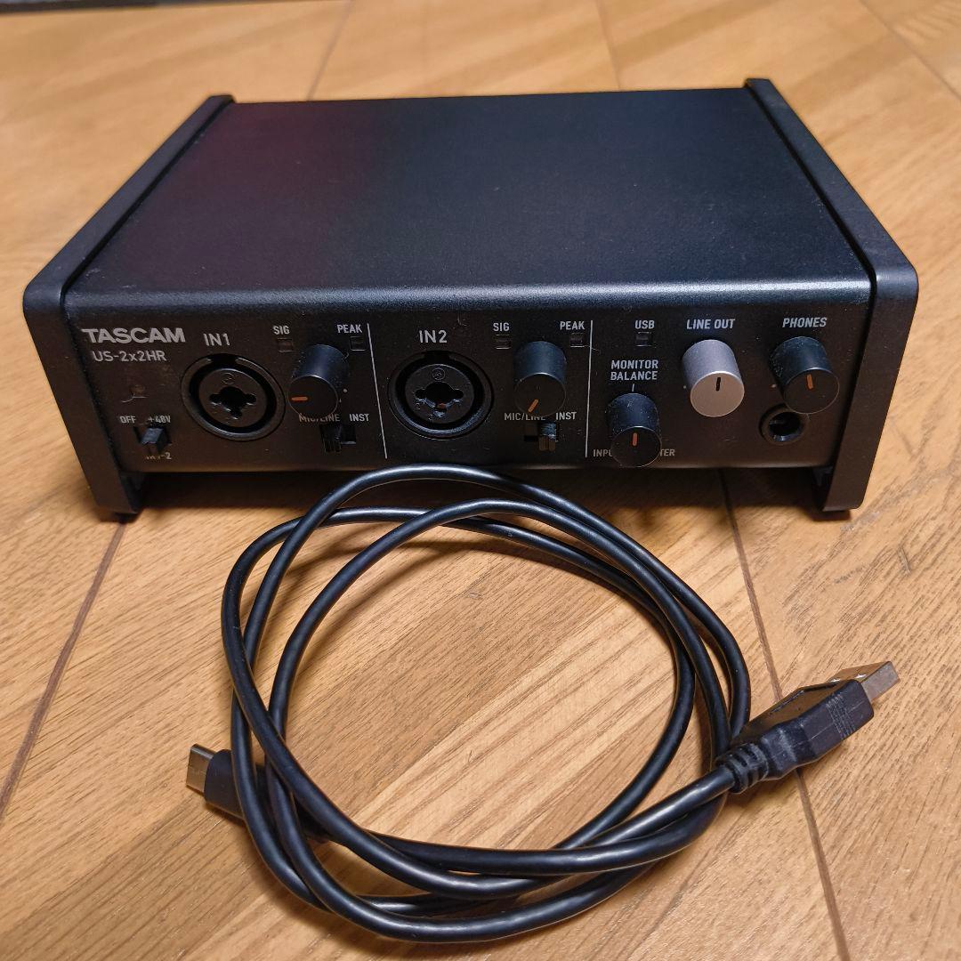 TASCAM US-2x2HR オーディオインターフェース