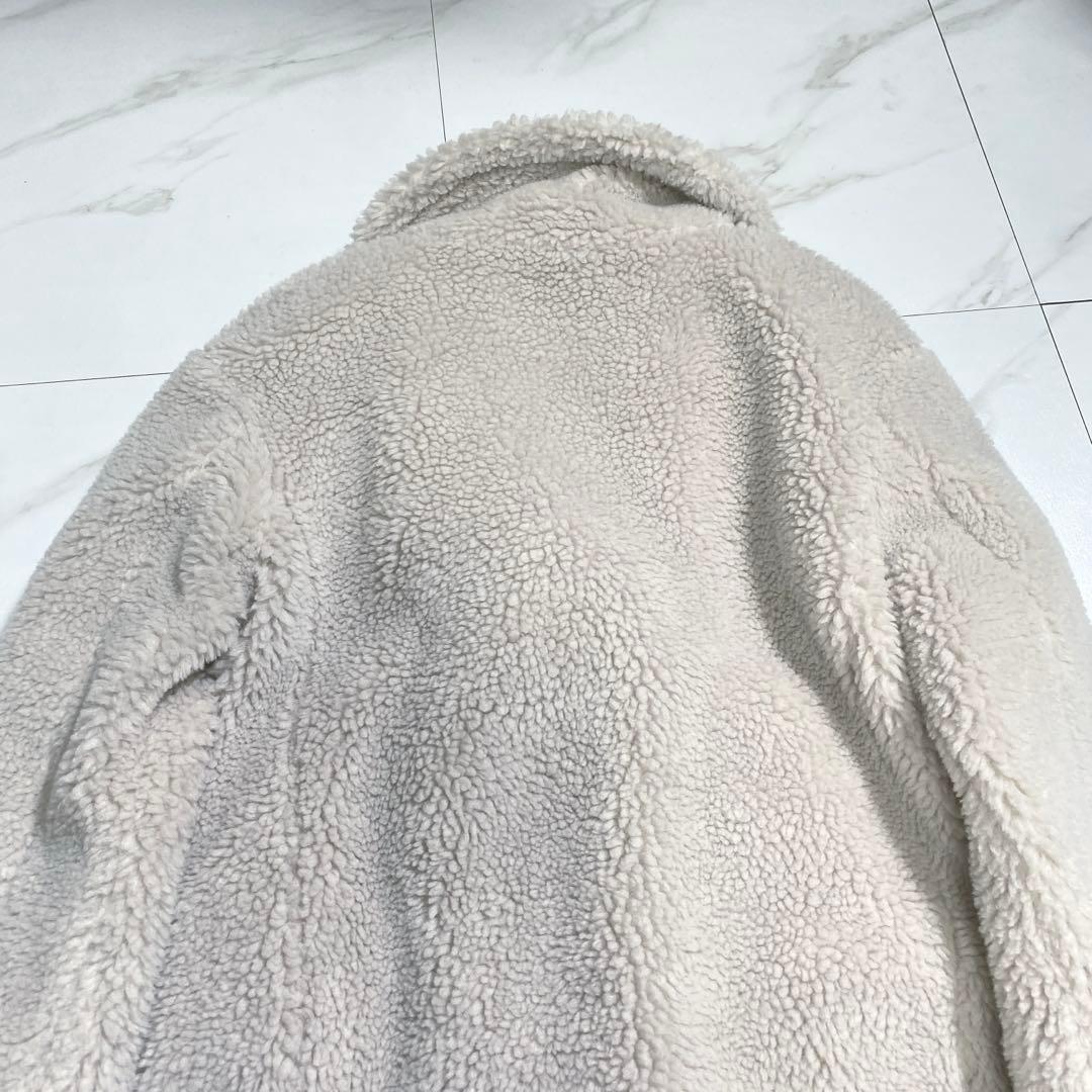 未使用級♡ブルーフロンセ 24aw テディベアコート 厚手 定価3.3万円