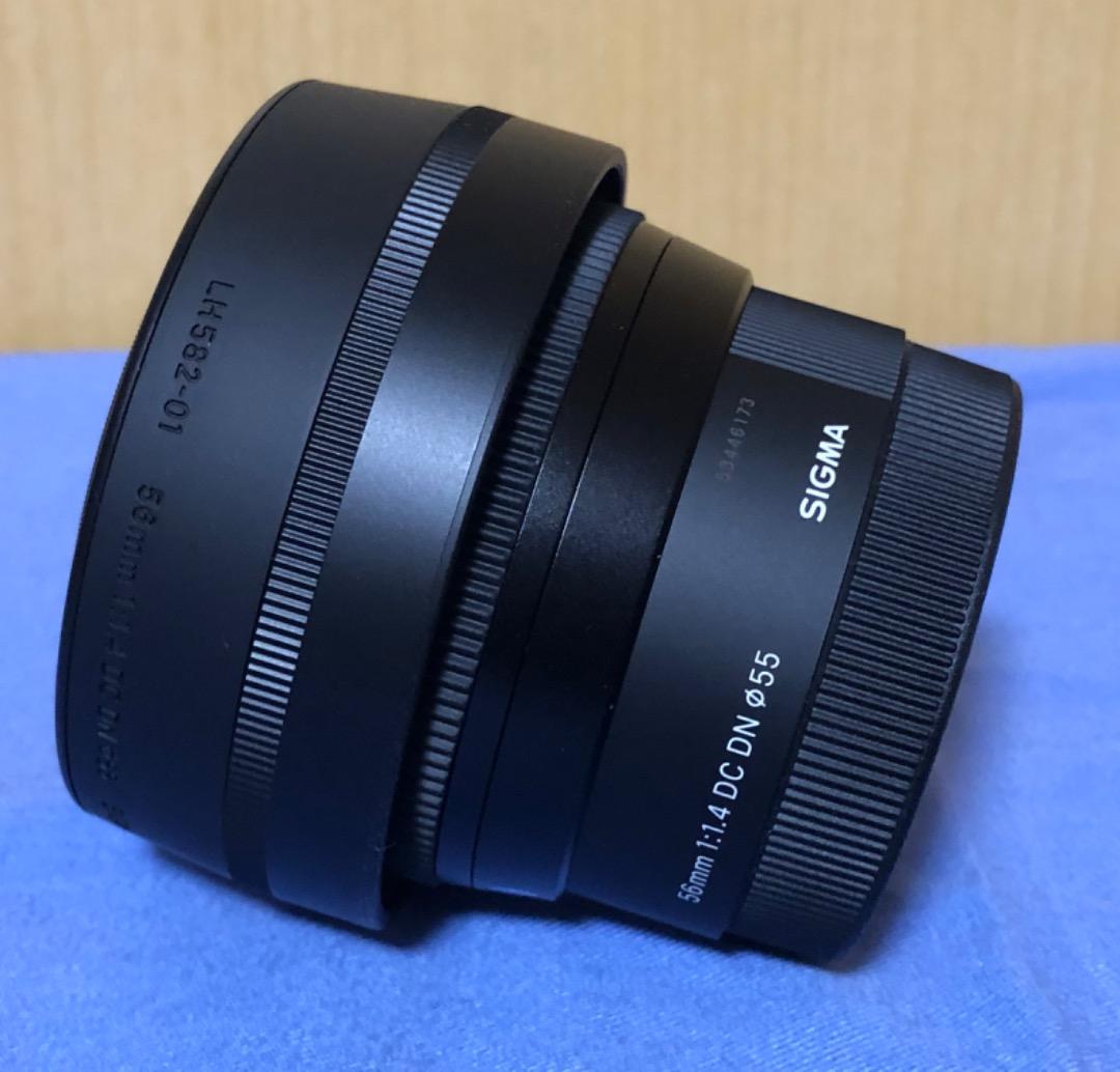 SIGMA 56mm F1.4 DC DN SONY Eマウント 限定ケース付き