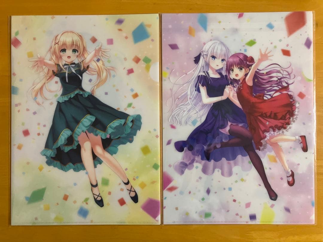 A4クリアファイル4種 サマポケチャレンジ Summer Pockets 5th