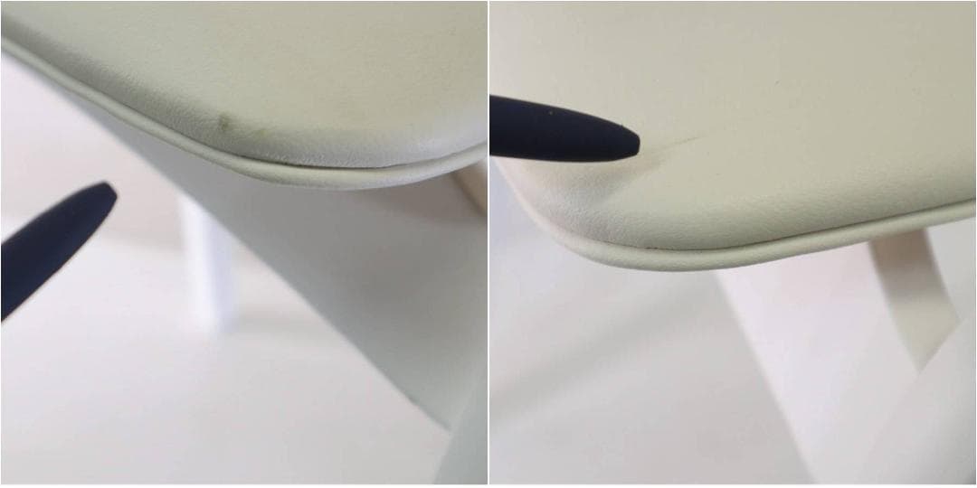 秋田木工 IDC大塚家具 No.202 剣持勇 スタッキングスツール 総ホワイト