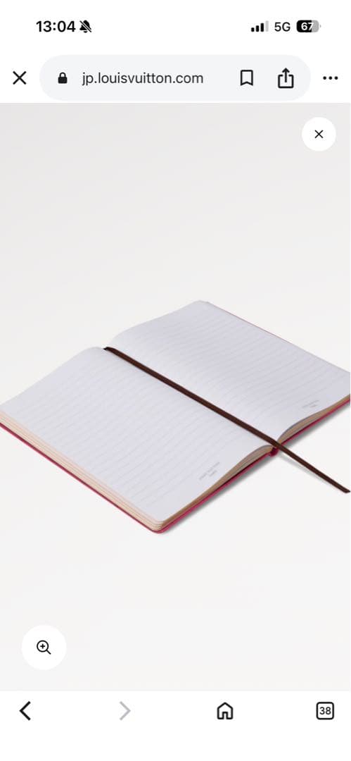 Louis Vuitton ピンク モノグラム A5ノート