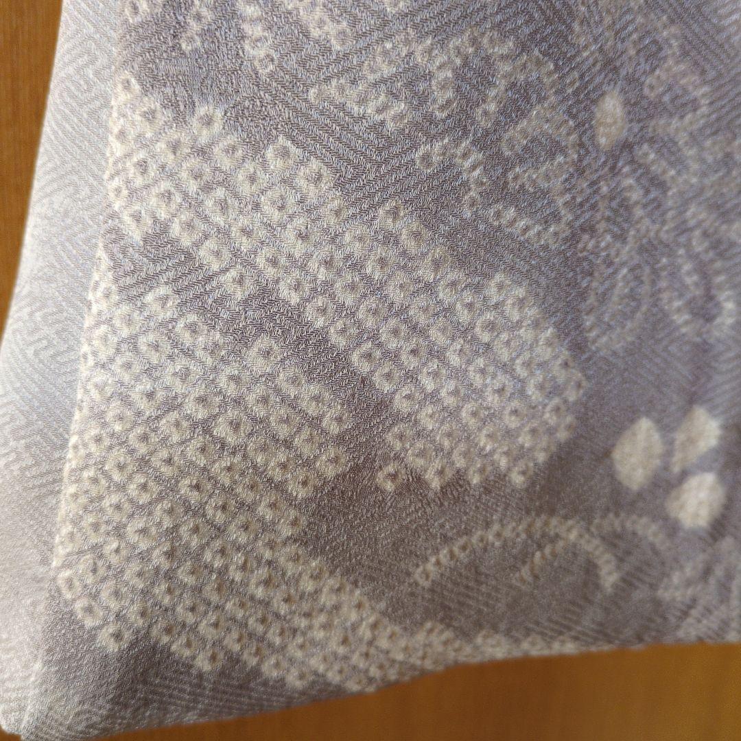 七五三３歳男の子正絹柄入り手縫いの被布（中綿無し）