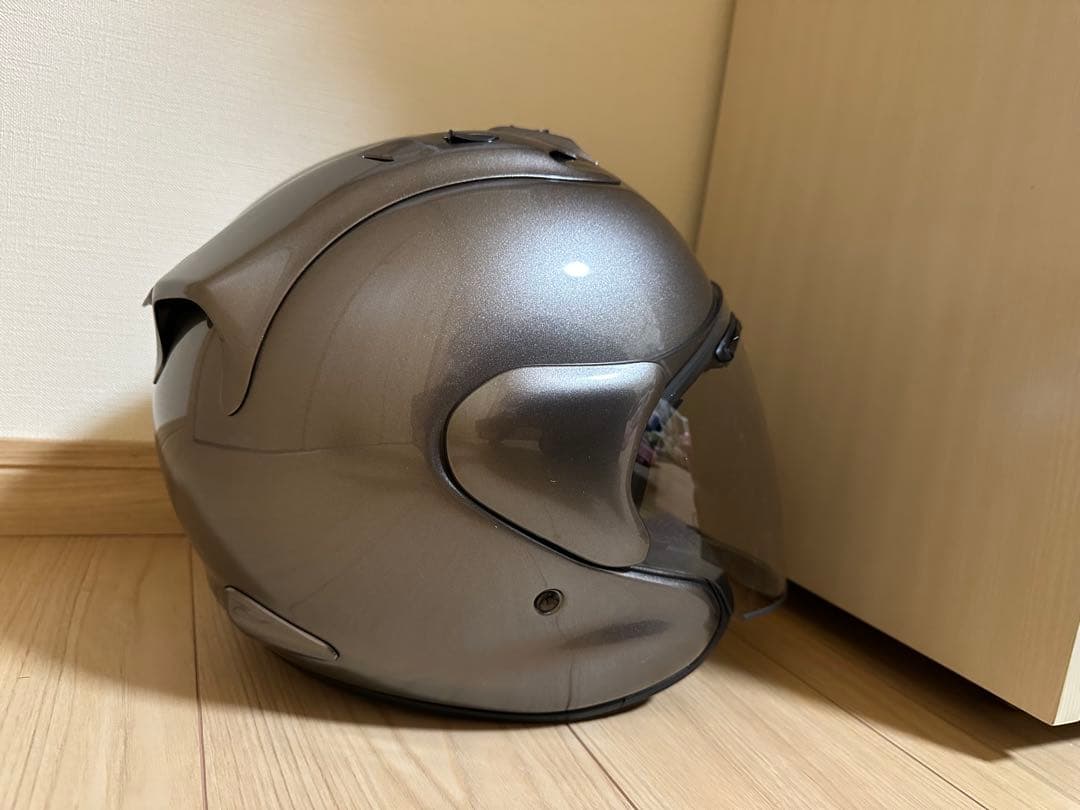 【美品】Arai MZ ヘルメット レオングレー　55-56