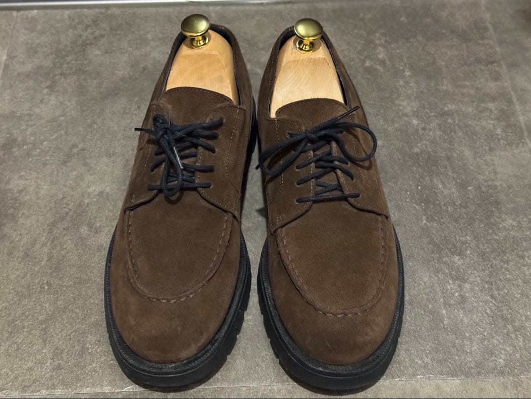 極美品　KLEMANクレマン　スエード　ダークブラウン　サイズ41 使用感極少