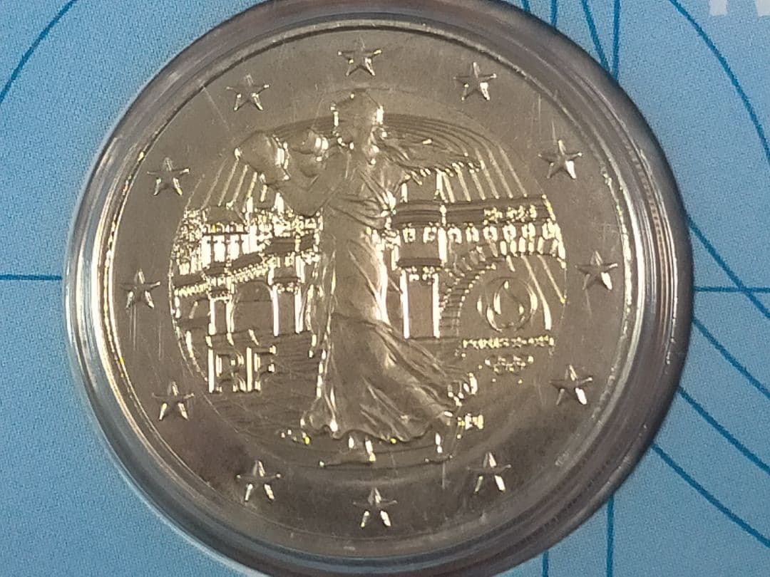 ☆。ブリスターパック入「フランス2024オリンピック大会(3次発行)記念」