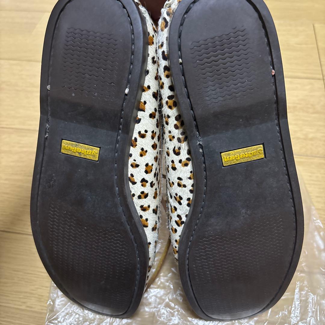 大人気　ユケテンYuketen ヒョウ柄モカシンシューズレオパードデッキシューズ