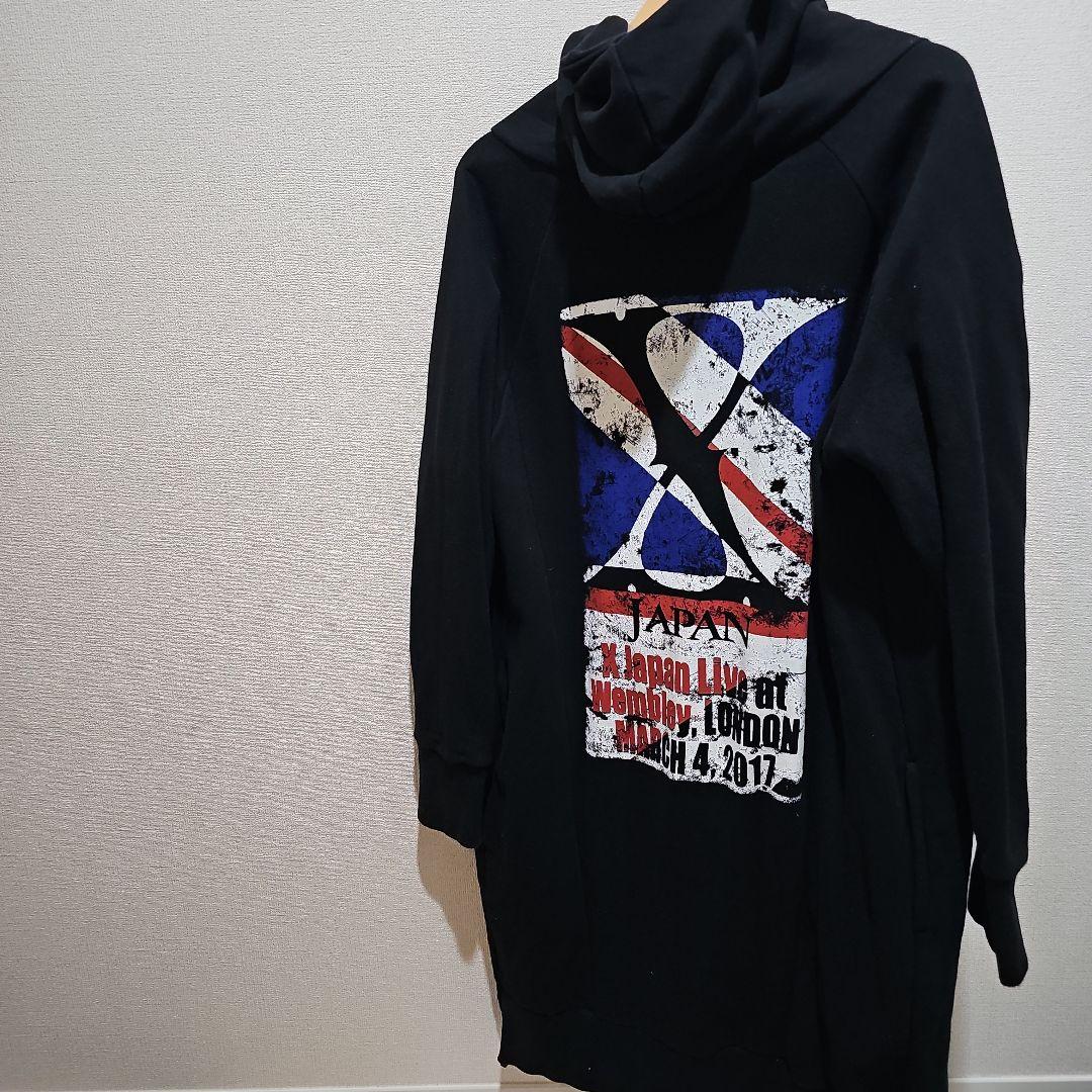 X JAPAN ウェンブリー公演 ロングパーカー