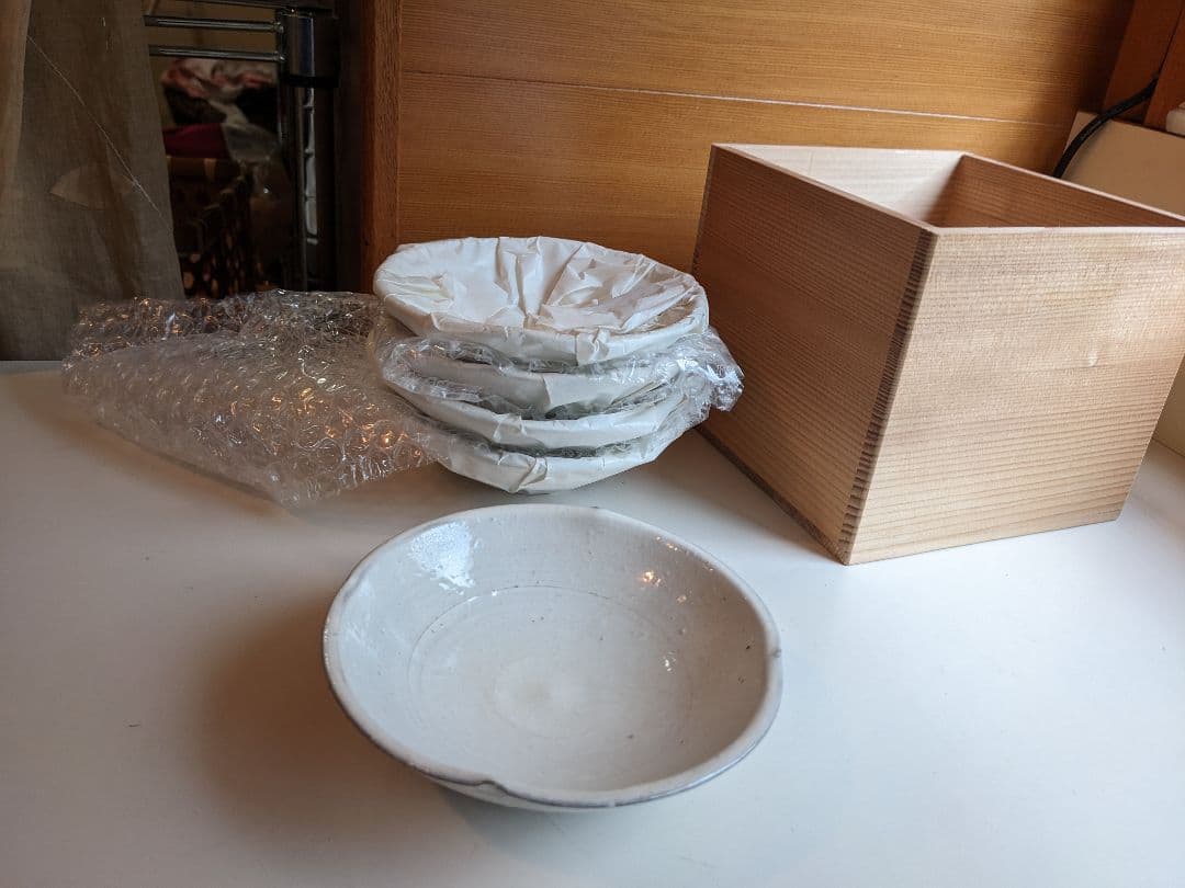 中里隆　小皿　粉引