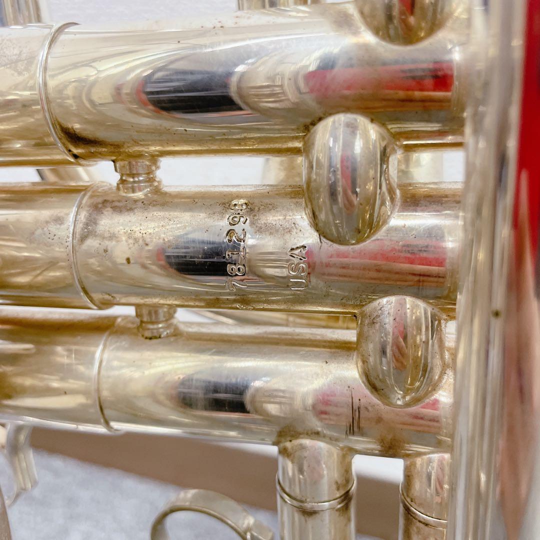 KING マーチングバリトン シルバー USA 1124-BSP