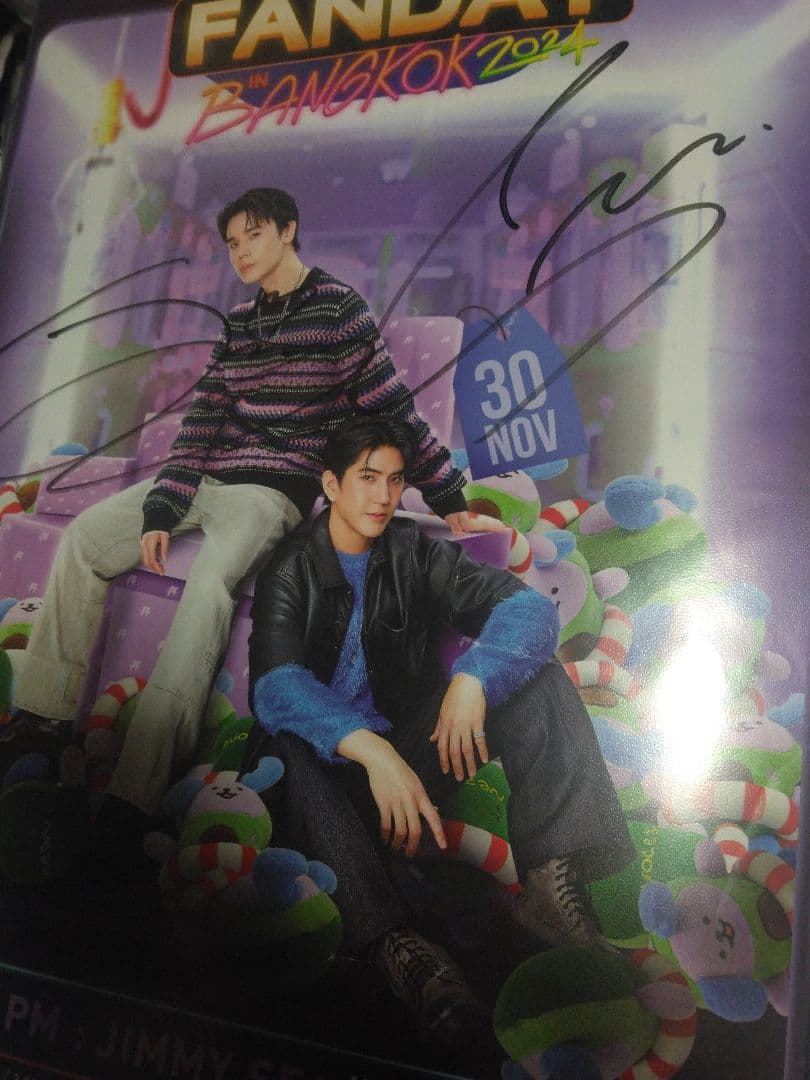 FANDAY BANGKOK 2024 ポスター サイン入り　Jimmysea
