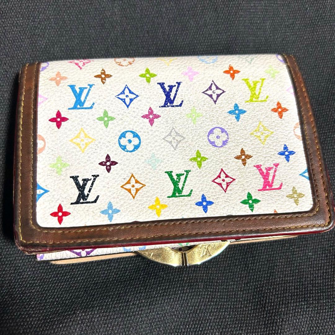 ルイヴィトン モノグラム・マルチカラー がま口財布