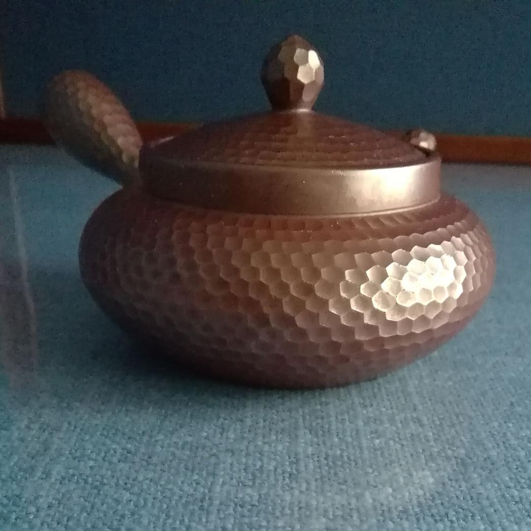 万古焼手造り急須　極細ダイヤモンドカット仕様