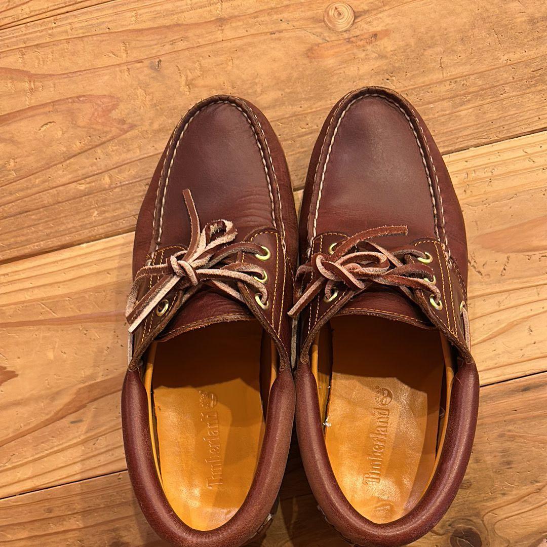 て*る様 Timberland 3 eye バーガンディー