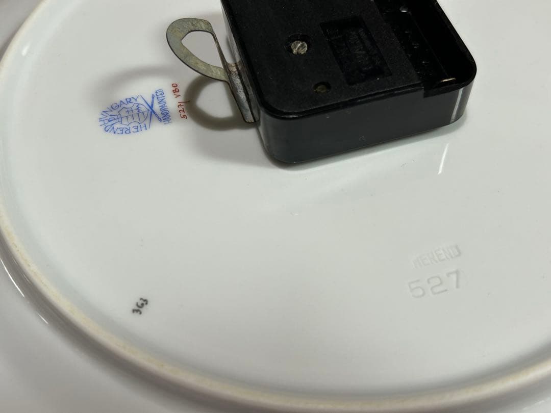 ヘレンド　ウォールクロック　壁掛け時計　ヴィクトリアプレーン　ジャンク