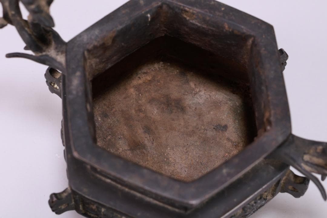 Hidekazu1985　BE808　 瀧本石見　藤原尹次作　三足古銅香炉