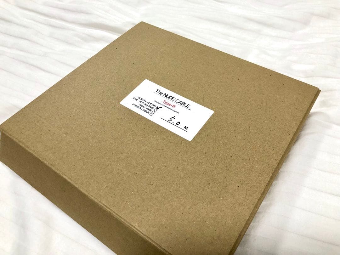 nude cable TYPE-R 5m マイク・ラインケーブル