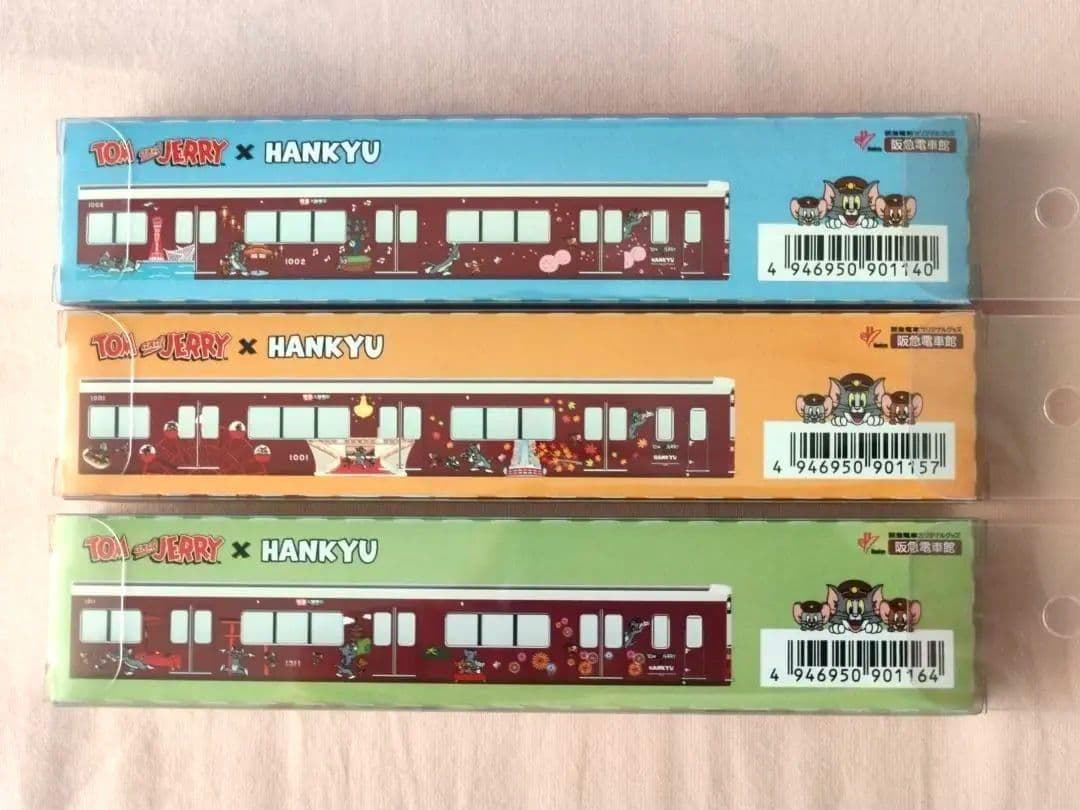 阪急電車 トムとジェリー ディスプレイモデル ミニチュアステッカー付