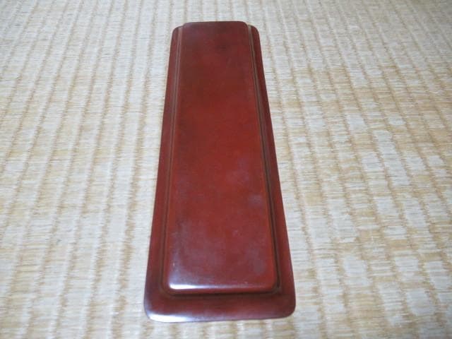 未使用昭和6年◆大阪 丸に枡家紋入り落成記念 緋銅製ペンプレートとペーパーナイフ