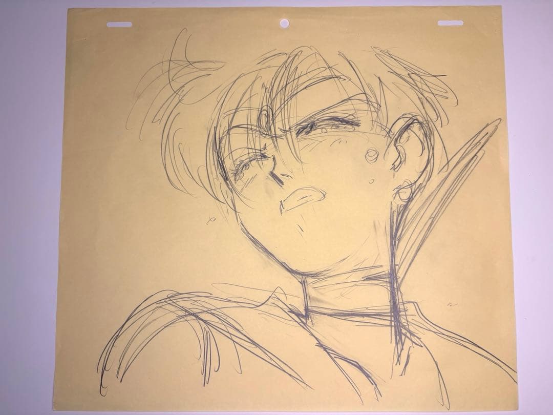 ★ 貴重品セーラームーン　★伊藤郁子直筆レイアウト修正画3点　セーラーウラヌス