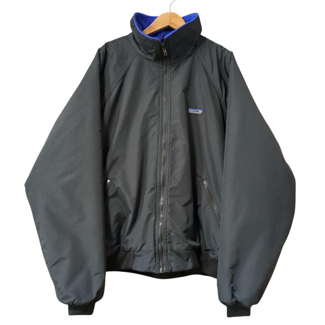 美品 80s USA製 Patagonia シェルドシンチラ ブラック Lサイズ