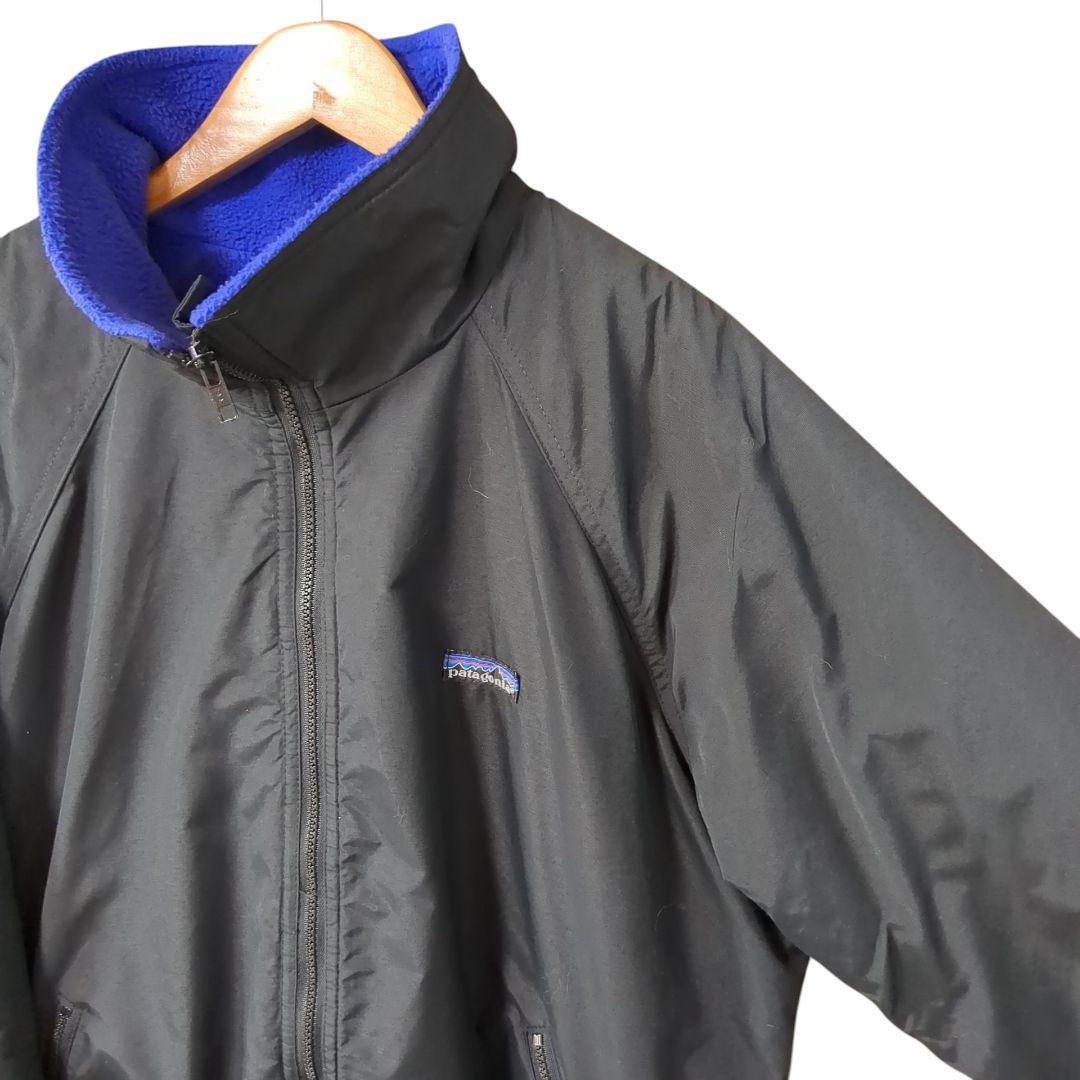 美品 80s USA製 Patagonia シェルドシンチラ ブラック Lサイズ