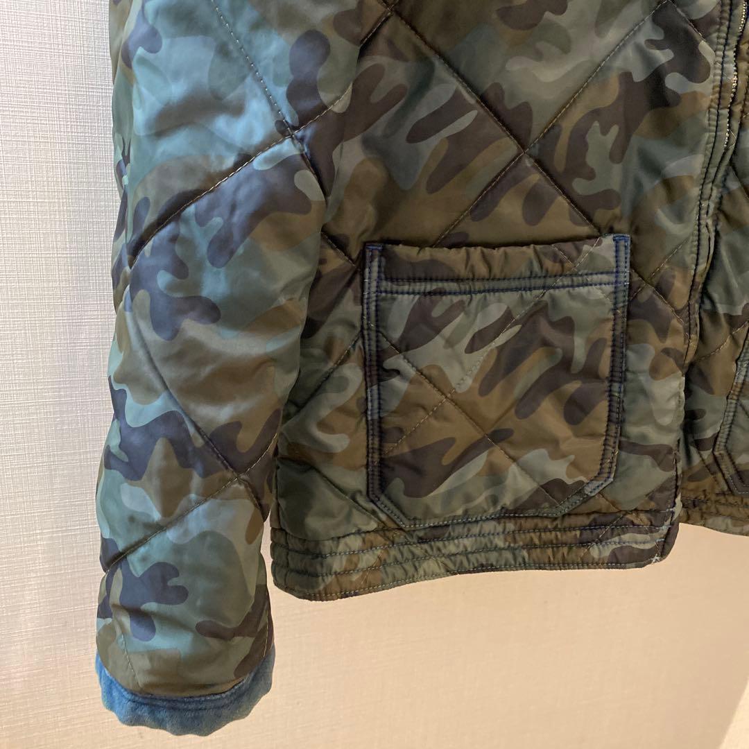 BLUE BLUEインディゴ　　　　　　 リバーシブルジャケット　迷彩