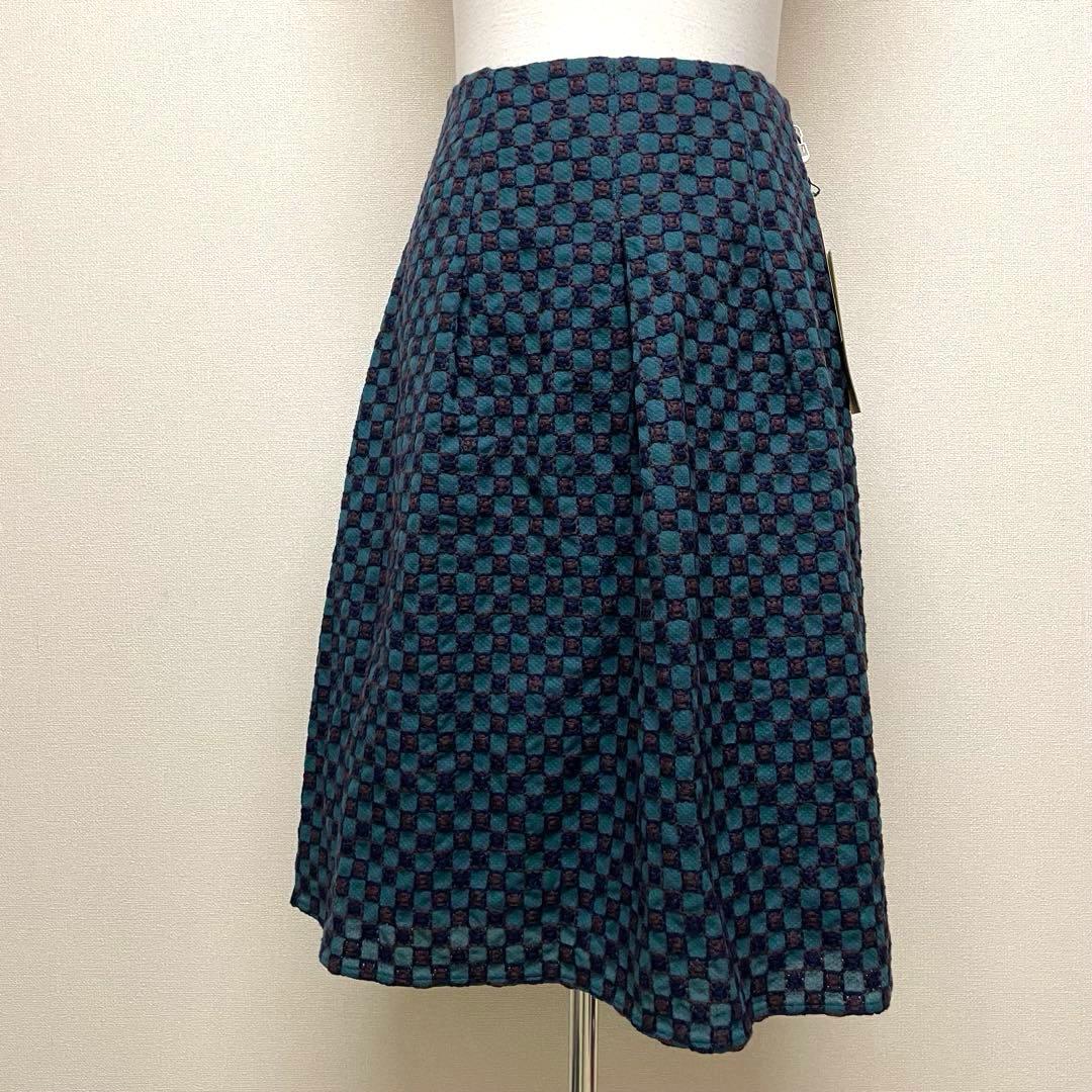 【新品タグ付き】Sybilla ジャガード織高級感エレガントフレアスカート