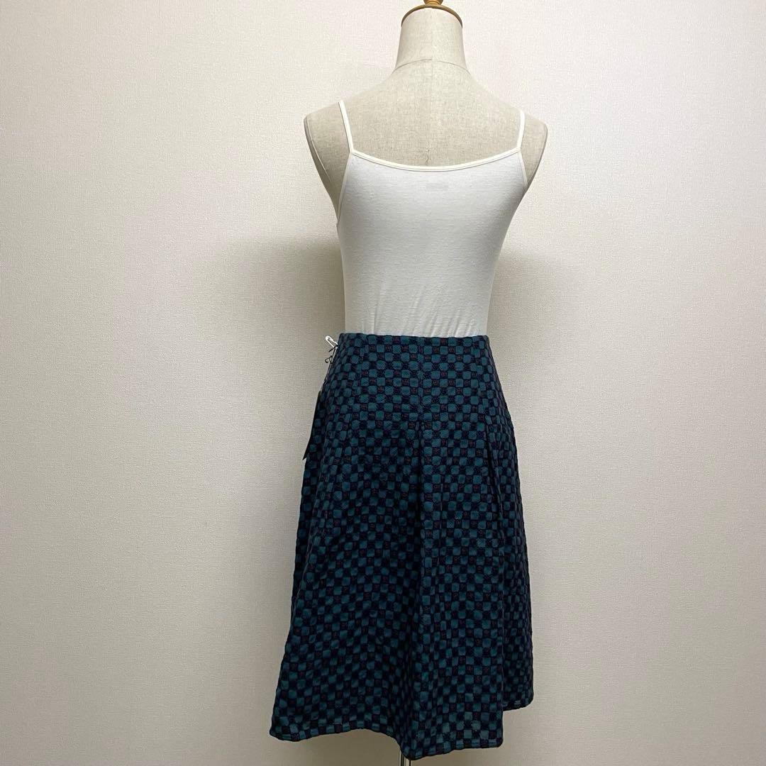 【新品タグ付き】Sybilla ジャガード織高級感エレガントフレアスカート