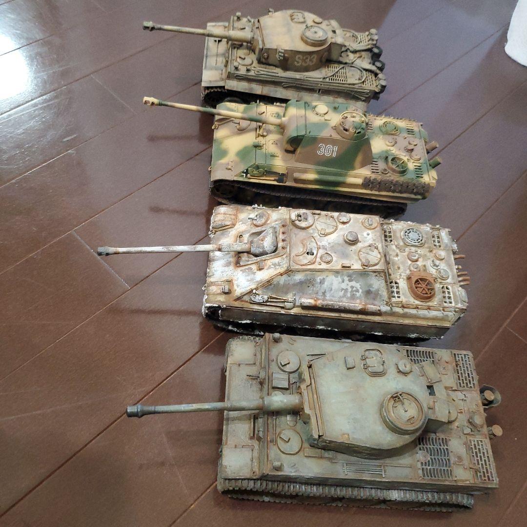 戦車モデル 4台セット 1/35