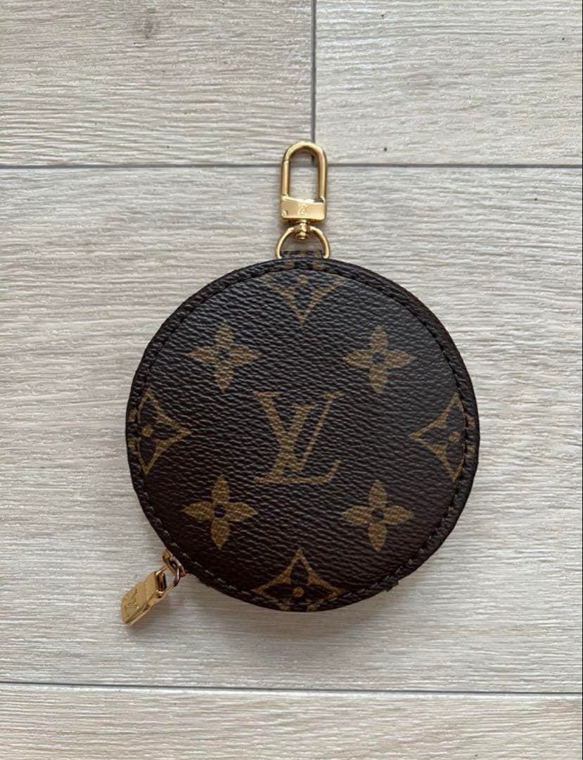 【美品】ルイヴィトン ショルダーストラップ ケース モノグラム カーキ