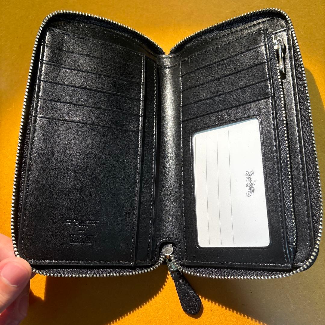 ブラックウィドウ　コーチ ペブルレザー