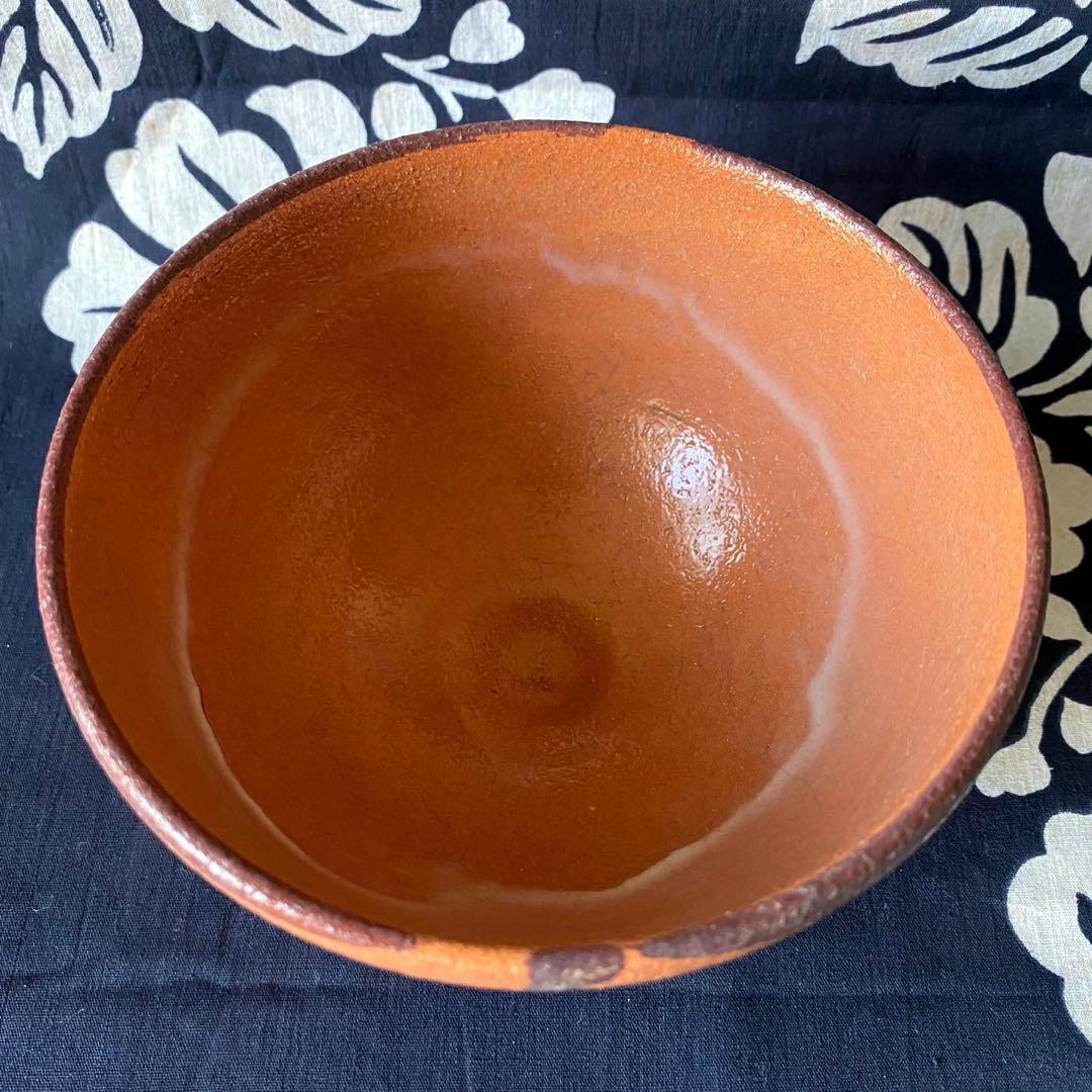 中里嘉孝　唐津皮鯨茶盌 / 唐津焼　皮鯨茶碗　共箱・共布有り