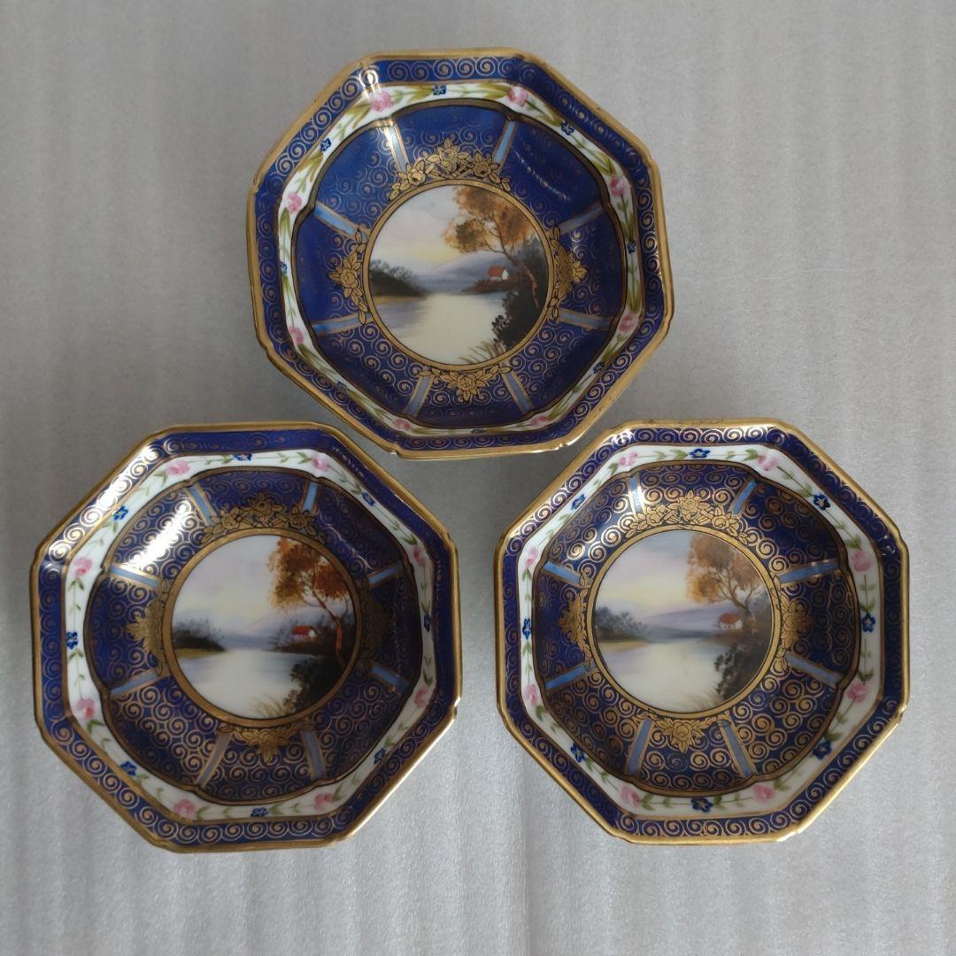 オールドノリタケ　大鉢１・小皿6枚セット