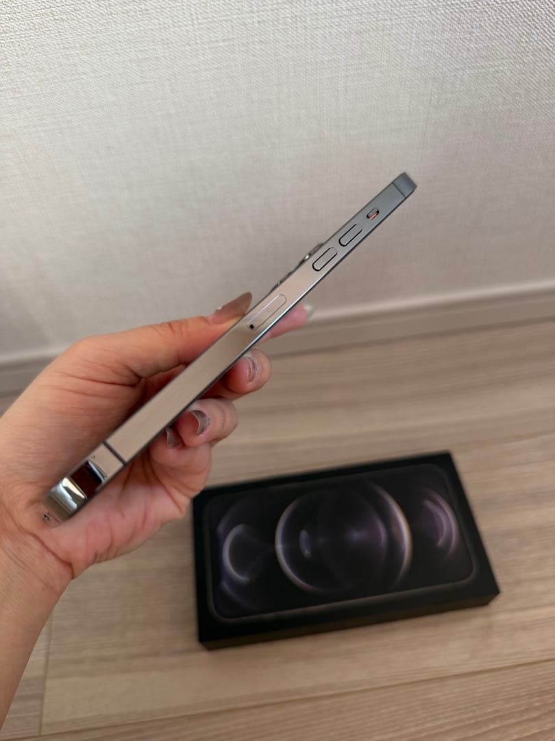 iPhone12ProMax 128GB パシフィックブルー　超美品SIMフリー