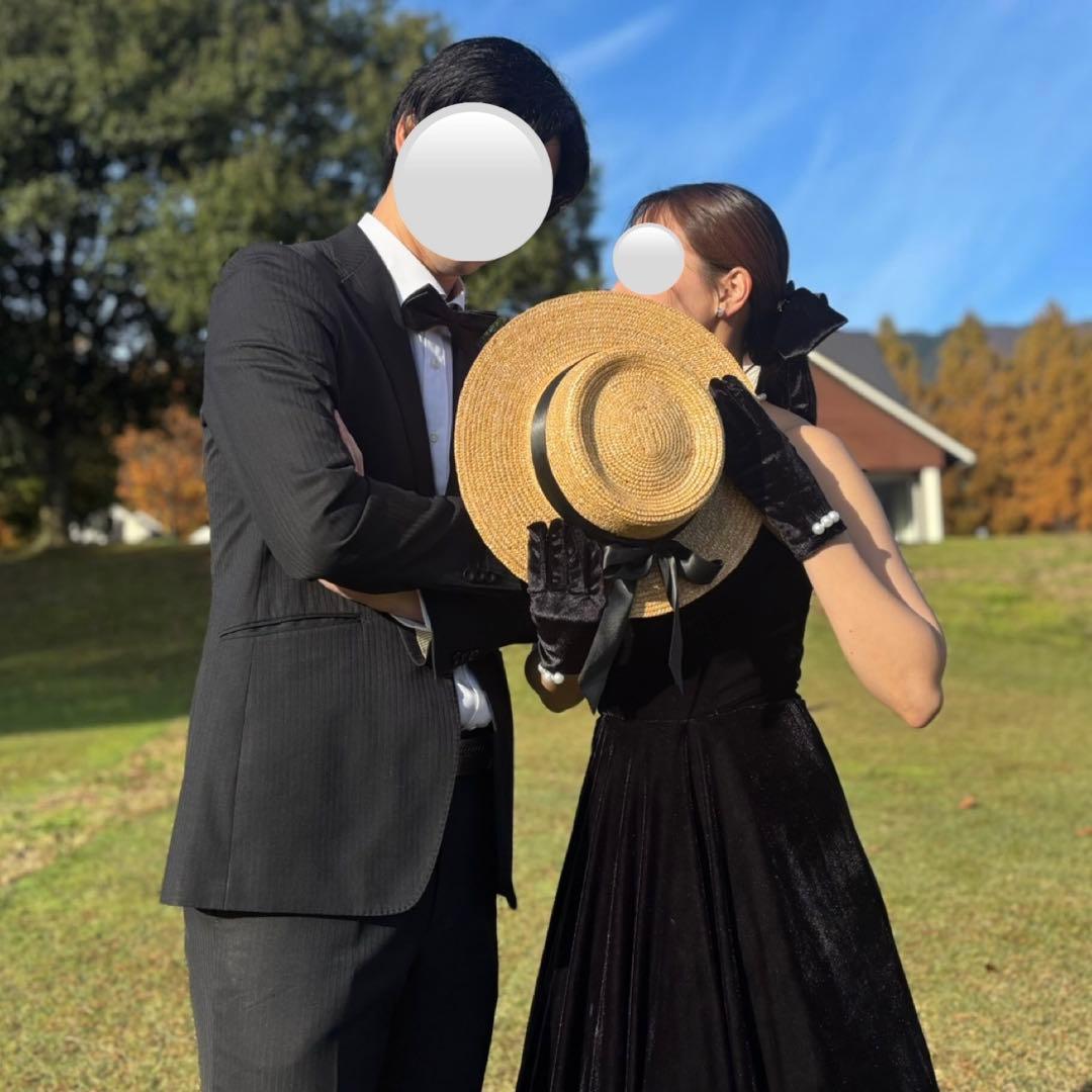 ブラックウェディングドレス•小物セット