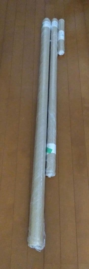 F80木枠(丸岡)と純麻中目キャンバス3種