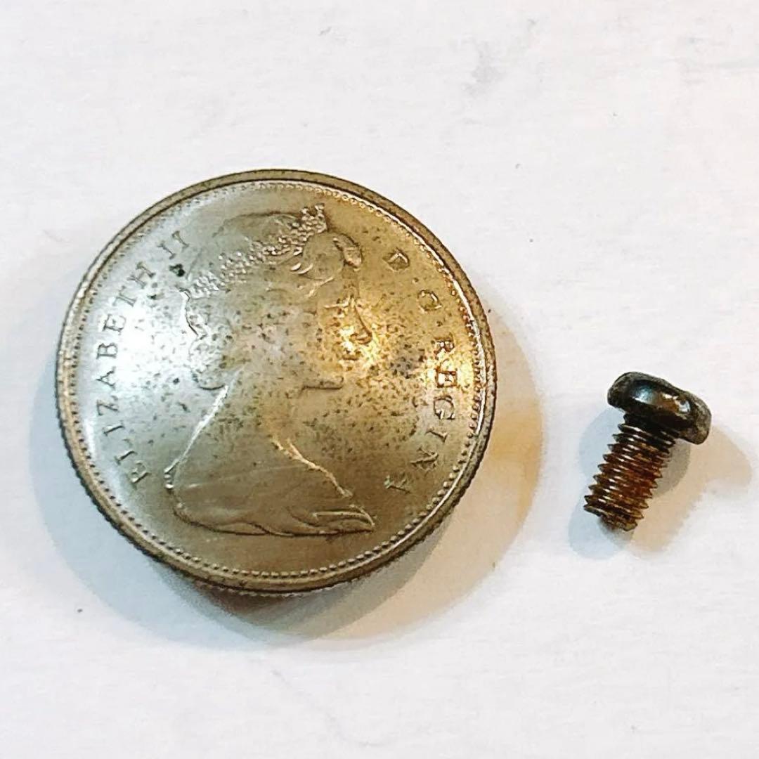 カナダ　1ドル銀貨　エリザベス2世　　ピンバッジ　留め具　コンチョ