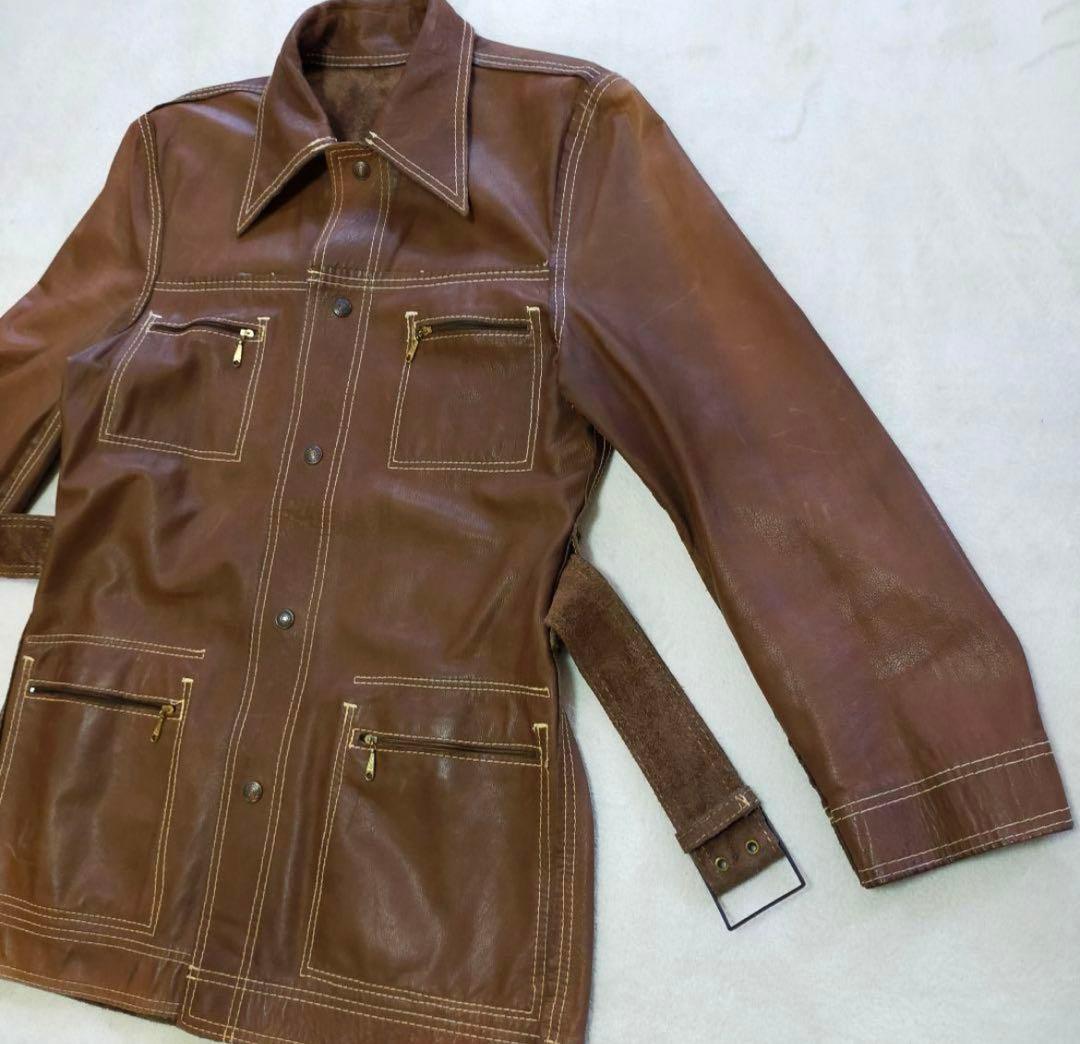 状態◎　70S　リーバイス　ビッグE　スエード　サファリジャケット　リバーシブル